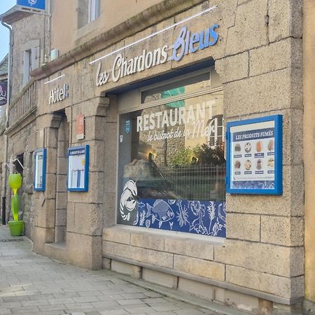 Logis Hotel Les Chardons Bleus Restaurant Le Bistrot De La Mer Роскоф Экстерьер фото